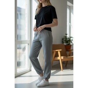 James Perse Standard Heather Grey Sweatpants Joggers Size 1/Small